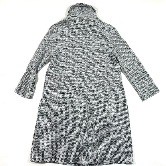 Tyler Boe Greek Key Graphite Kim Dress A Line Pockets - Picture 2 of 7